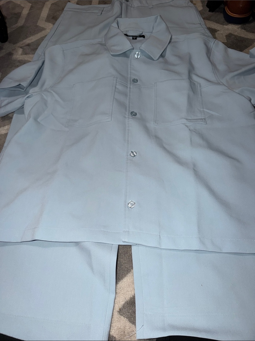 Men’s XL 38X32 blue leisure matching set / NEW
